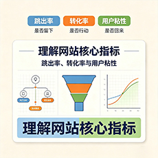 昌吉建站-理解网站核心指标：跳出率、转化率与用户粘性