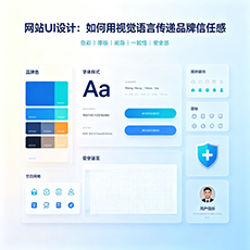 吉木萨尔建站-网站UI设计：如何用视觉语言传递品牌信任感