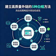 昌吉市建站-建立高质量外链的5种白帽方法
